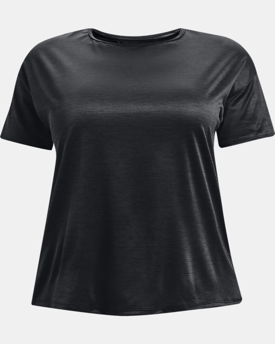 女士UA Tech™ Vent短袖T恤, Black, pdpMainDesktop image number 4